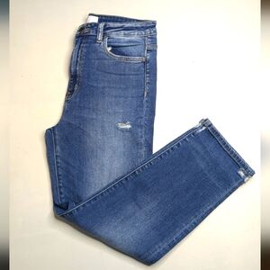 Vervet Blue Distressed Jeans